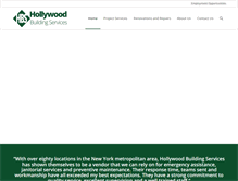 Tablet Screenshot of hollywoodbuildingservices.com